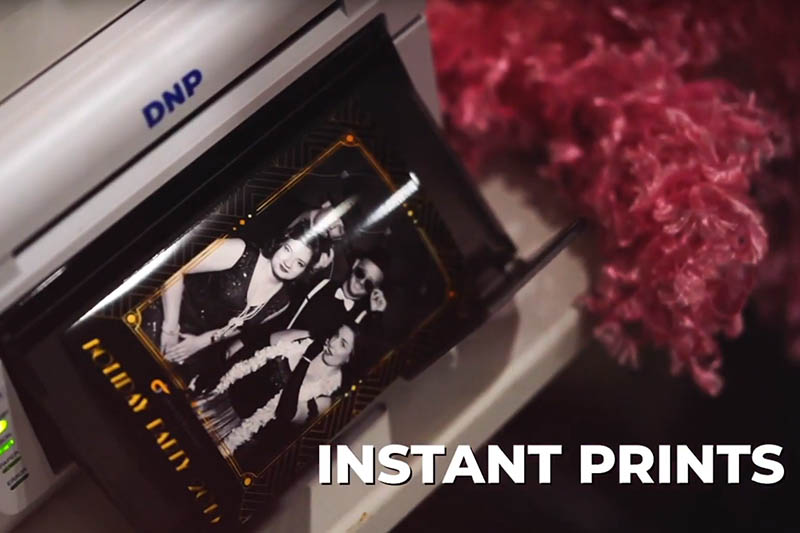 Instand prints photobooth