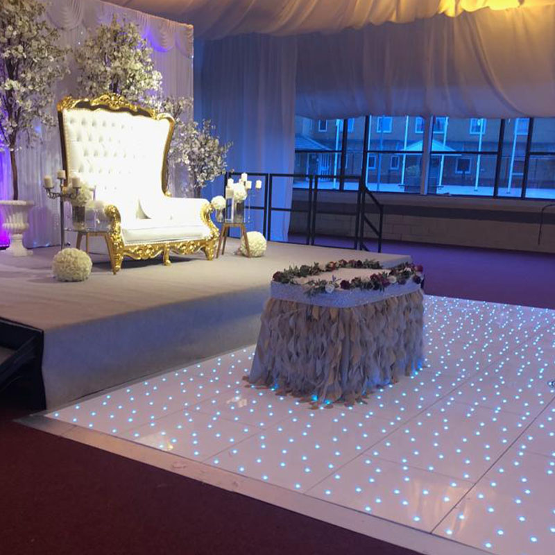 LED lights wedding dance floor