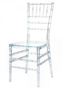 Transparent / Ghost Chiavari chairs